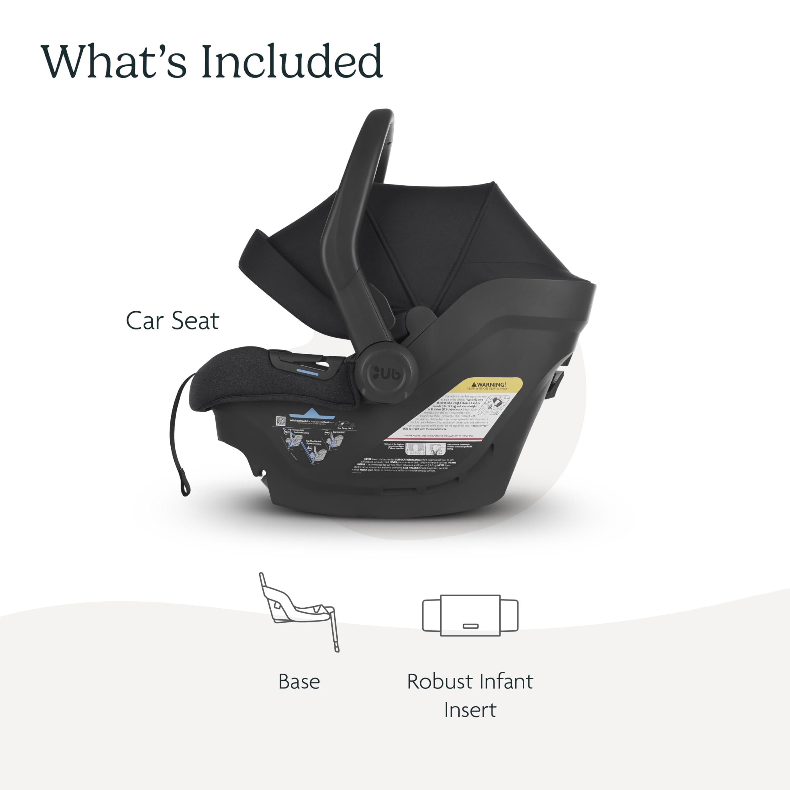Mesa Max Infant Car Seat with Base - Load Leg & Robust Infant Insert Included | Innovative Safety Features, Easy Installation & Direct Stroller Attachment | Charcoal (Jake) | Perfect for Newborns, Travel & Everyday Use