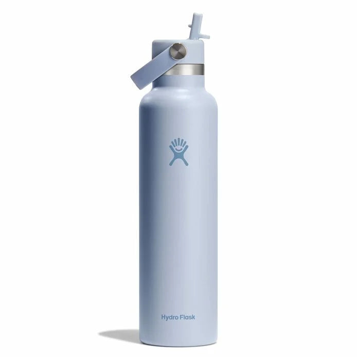 21 oz Standard Mouth Water Bottle with Flex Straw Cap - Leakproof & BPA-Free for Gym, Hiking, and Everyday Hydration