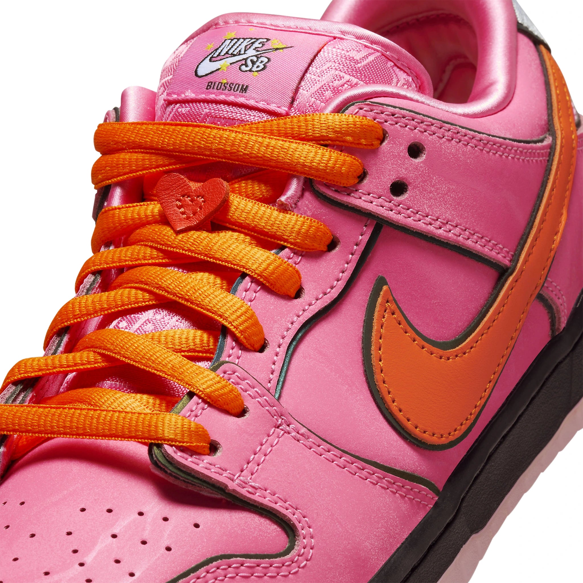 Powerpuff Girls x Nike SB Dunk Low Blossom Sneakers - Limited Edition Cartoon-Inspired Skate Shoes for Collectors & Streetwear Fashion - Perfect for Skating, Casual Wear, and Pop Culture Fans