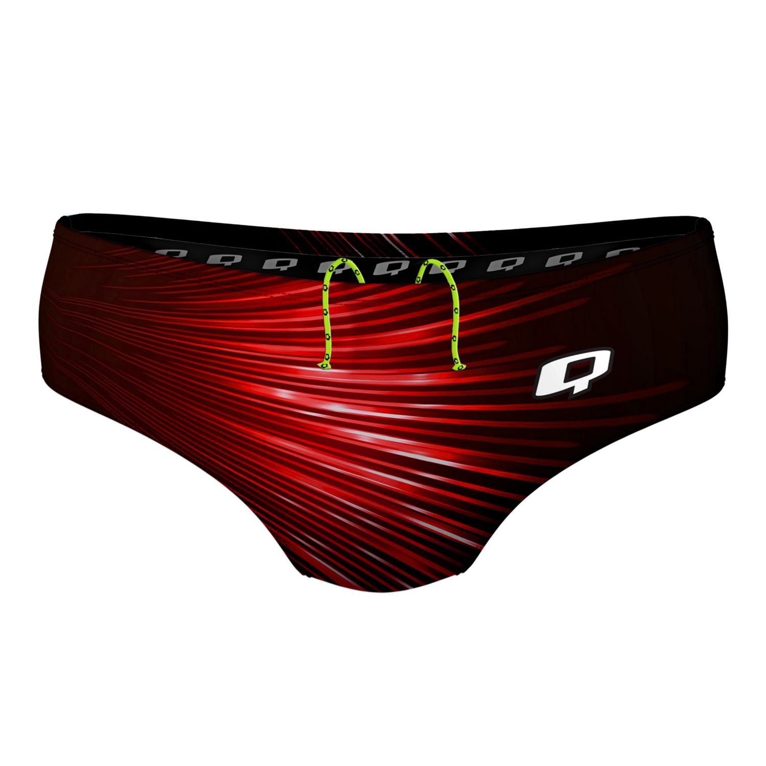 Red Volt Classic Brief Swimsuit for Men - Comfortable Swim Trunks for Beach, Pool & Vacation - Quick Dry & UV Protection Swimwear
