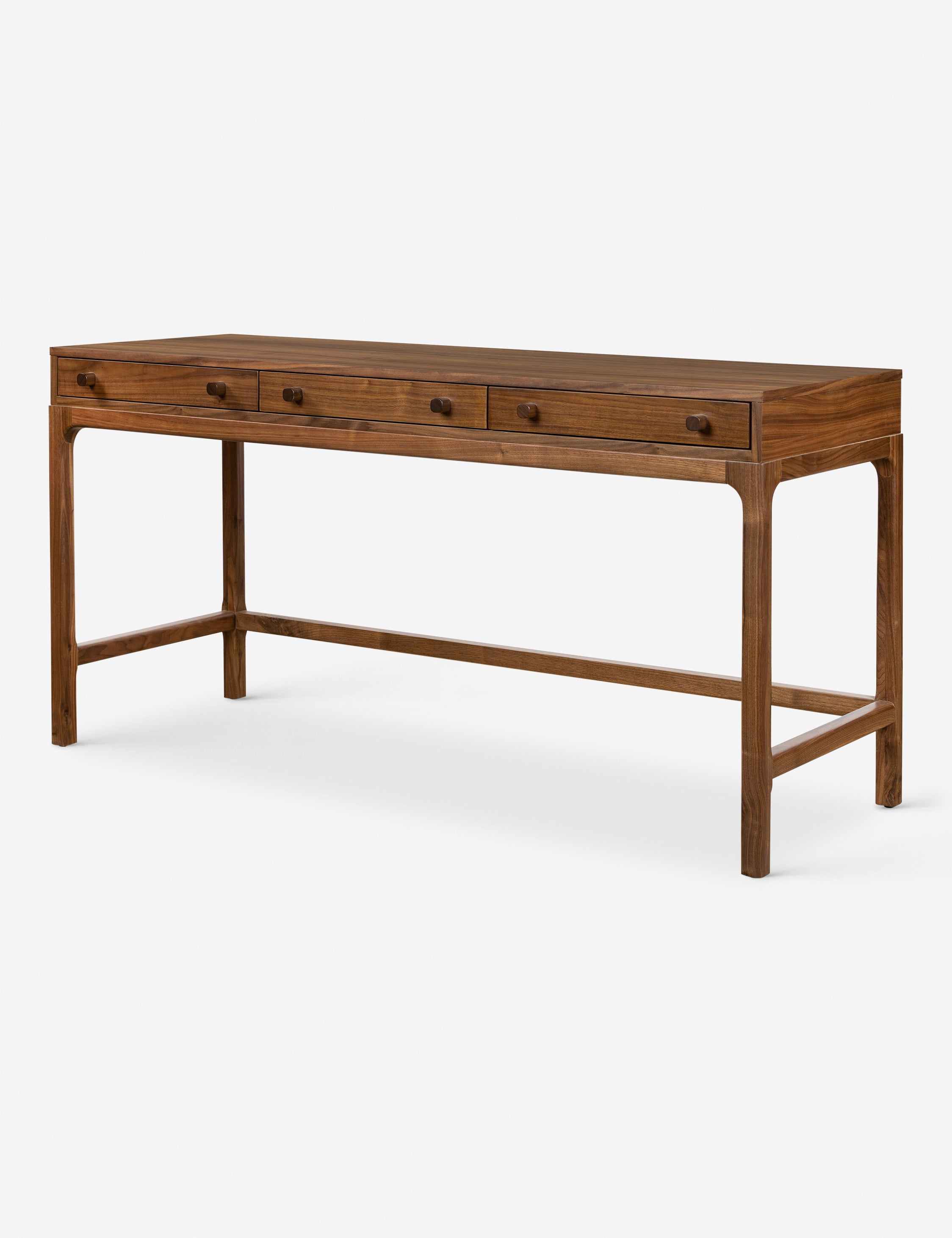 Modern Cameron Desk - Stylish Home Office Desk with Storage for Small Spaces | Perfect for Remote Work & Study