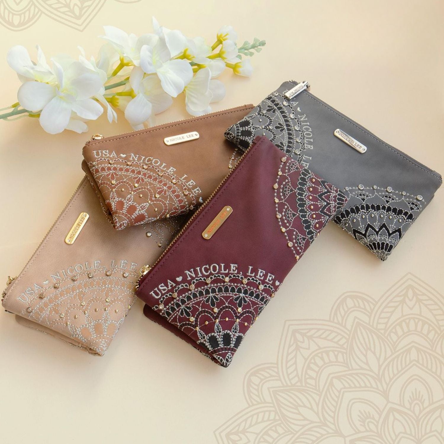 JOSEFINA 2-Piece Bifold Wallet for Women - RFID Blocking Leather Wallet with Multiple Card Slots - Perfect for Everyday Use, Travel & Gift Giving