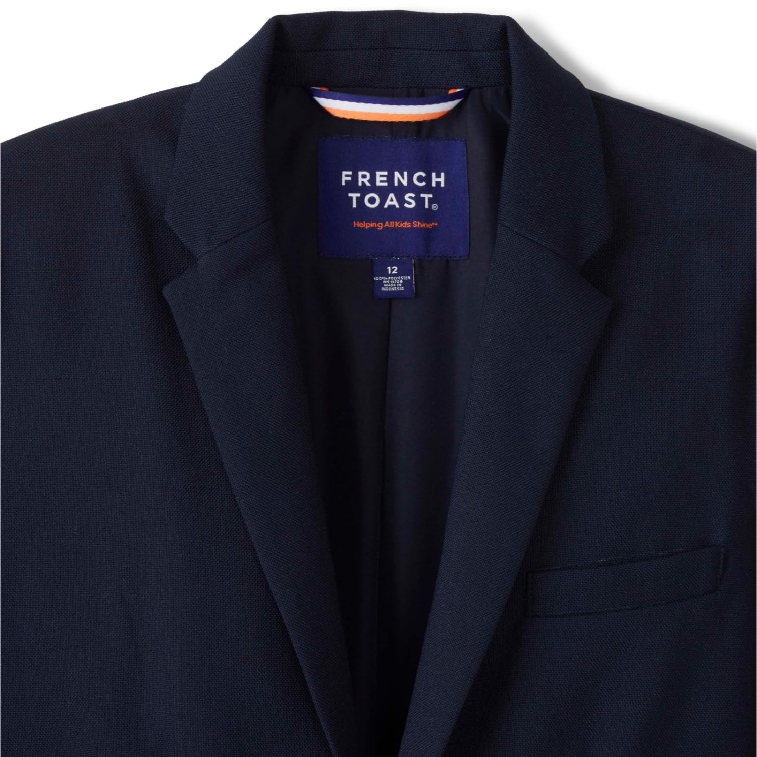 French Toast Boys' Big Classic School Blazer - Premium Wool Blend Jacket for School Uniforms & Formal Occasions