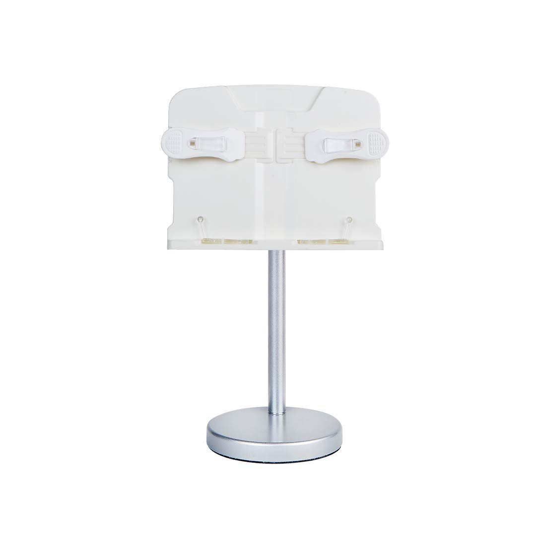 Adjustable Desktop Book Stand Holder - Silver | Ergonomic Reading Stand for Books, Cookbooks, Tablets & Phones | Perfect for Office, Study & Kitchen Use