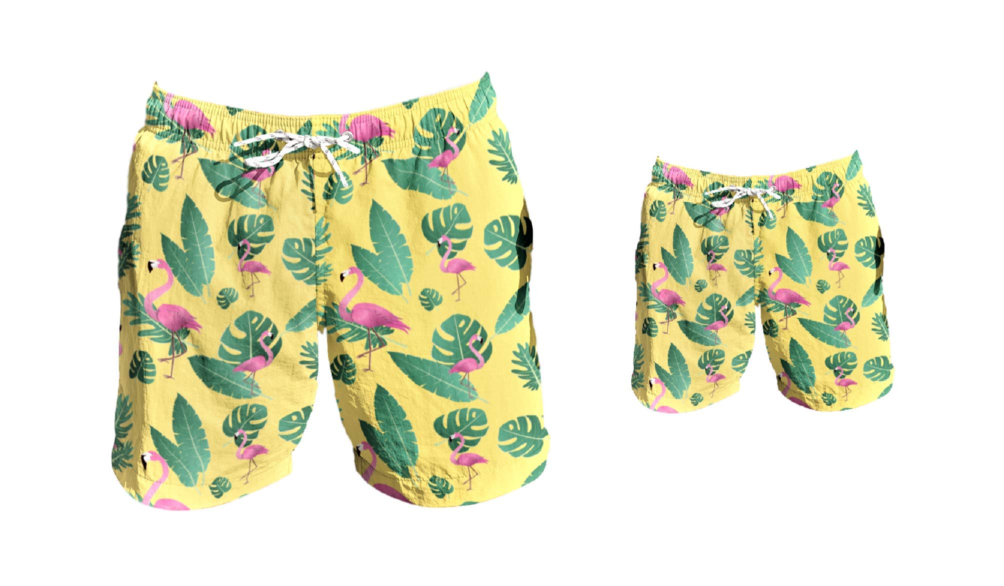 **Father & Son Matching Swim Trunks - Quick-Dry Swim Shorts for Beach, Pool & Vacation - Family Swimwear for Summer Fun**