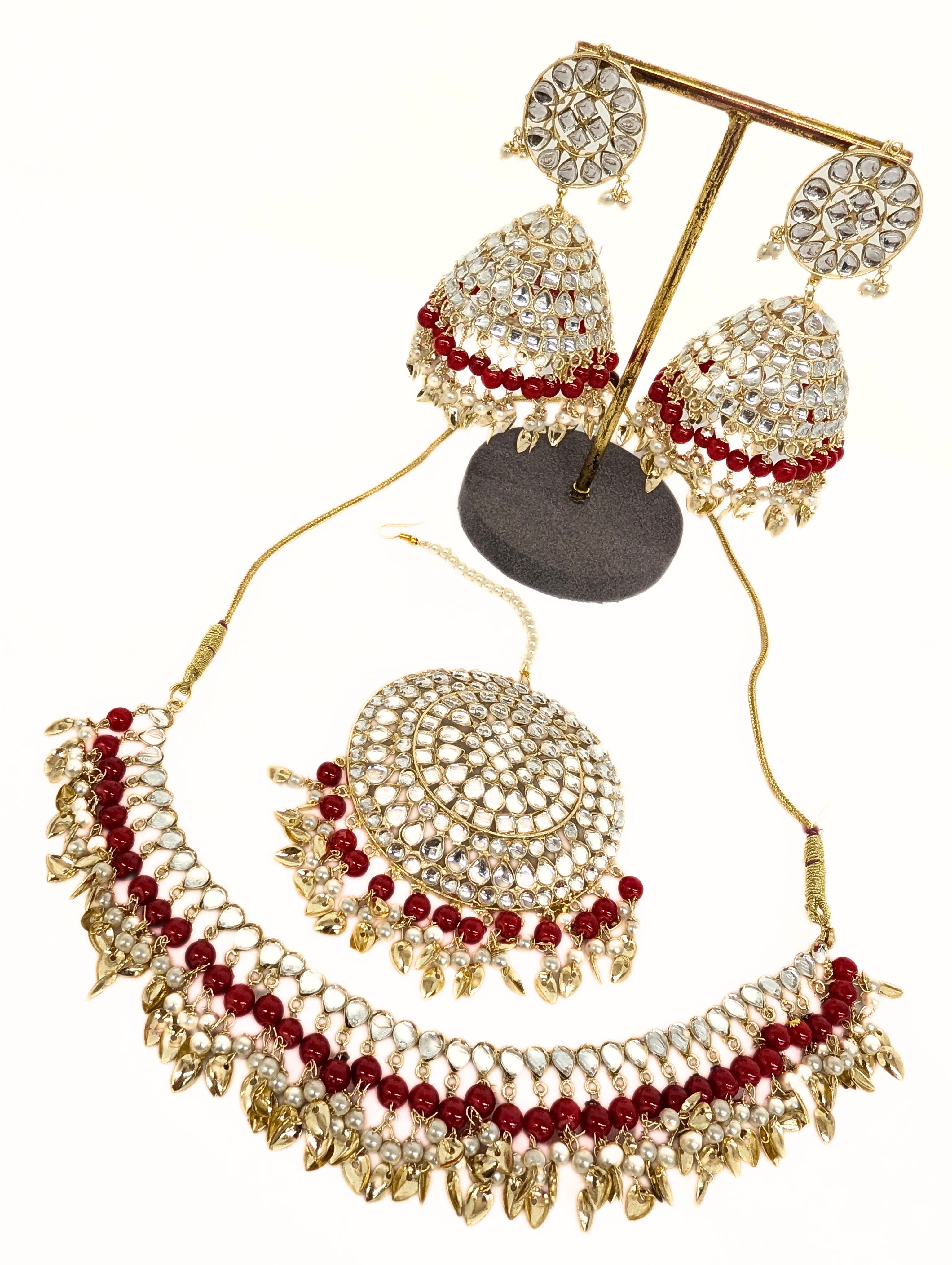 Sohana Stone Jewelry Set - Natural Gemstone Necklace, Bracelet & Earrings for Women | Boho Chic Accessories for Everyday Wear, Gift Giving & Special Occasions