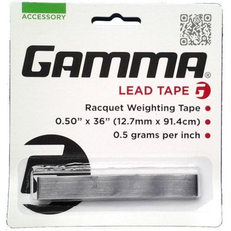 Gamma Lead Tape (1/2 Inch) - High Density Golf & Tennis Weight Tape for Club & Racket Customization | Perfect for Swing Adjustment & Balance Improvement