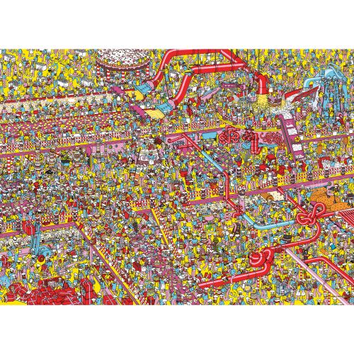 Where's Waldo Cake Factory 1000 Piece Jigsaw Puzzle - Fun Family Game for Adults & Kids - Perfect for Birthday Parties & Rainy Day Activities