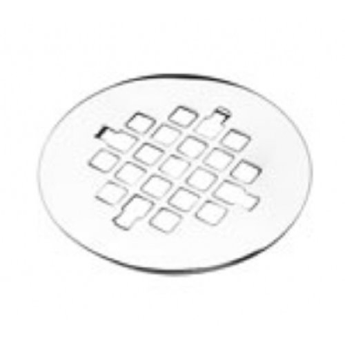 Stainless Steel Shower Drain with Hair Catcher - Anti-Clog Bathroom Drain Cover for Tile & Concrete Floors - Perfect for Home, Gym, and Spa Showers