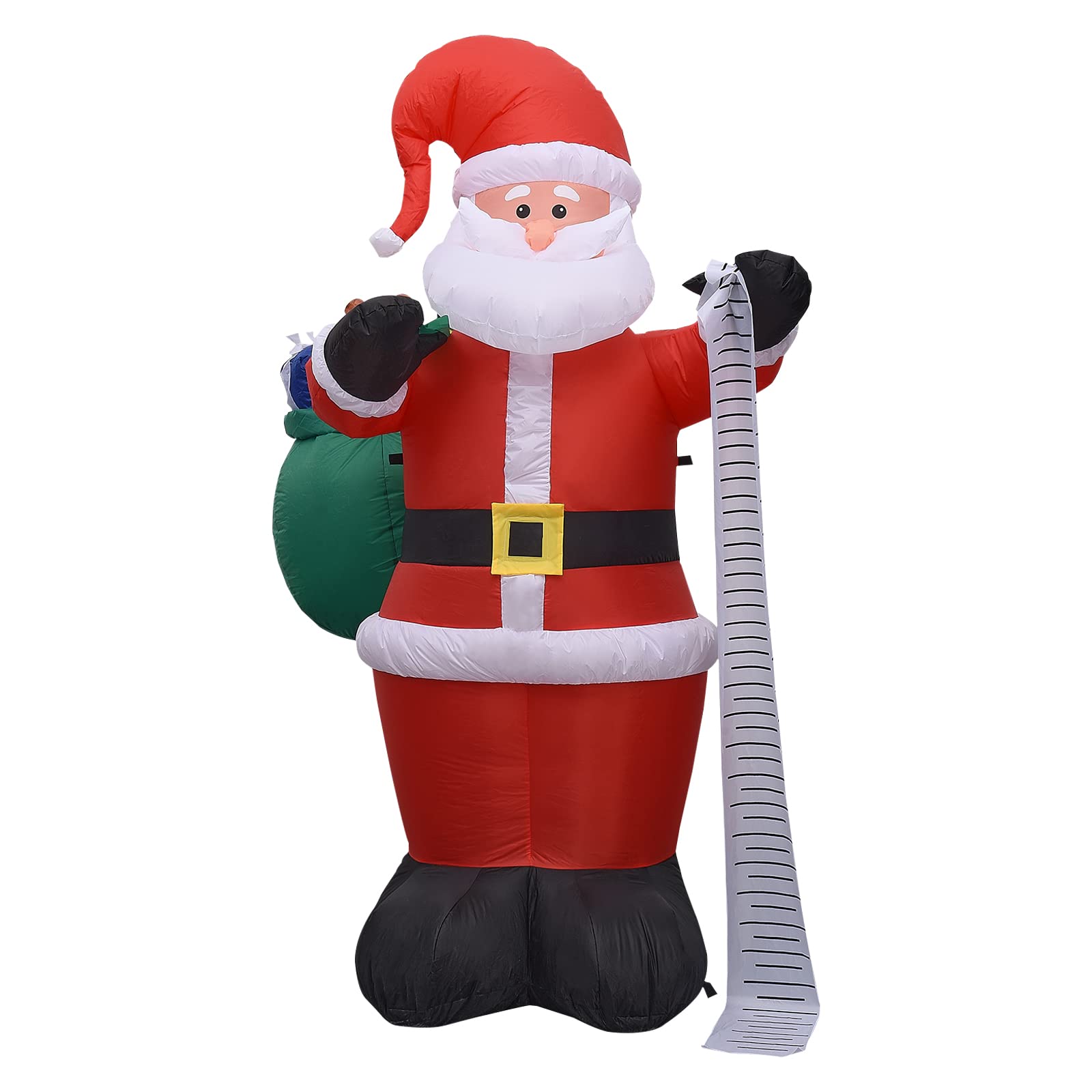 XINdream 6 FT Christmas Inflatables Outdoor Decorations - Lighted Inflatable Santa Claus with Gift List, Giant Christmas Blow Up Yard Decor for Holiday Party | Perfect for Front Lawn, Garden, Christmas Party & Festive Outdoor Decorations