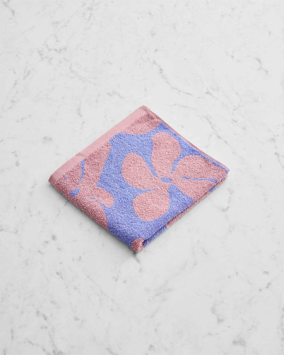 Premium 100% French Flax Linen Towel Set - Wildflower & Lavender Floral Design | Soft Hand & Face Towels for Spa, Bathroom & Luxury Home Decor