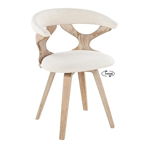 White Washed Wood, Cream Fabric