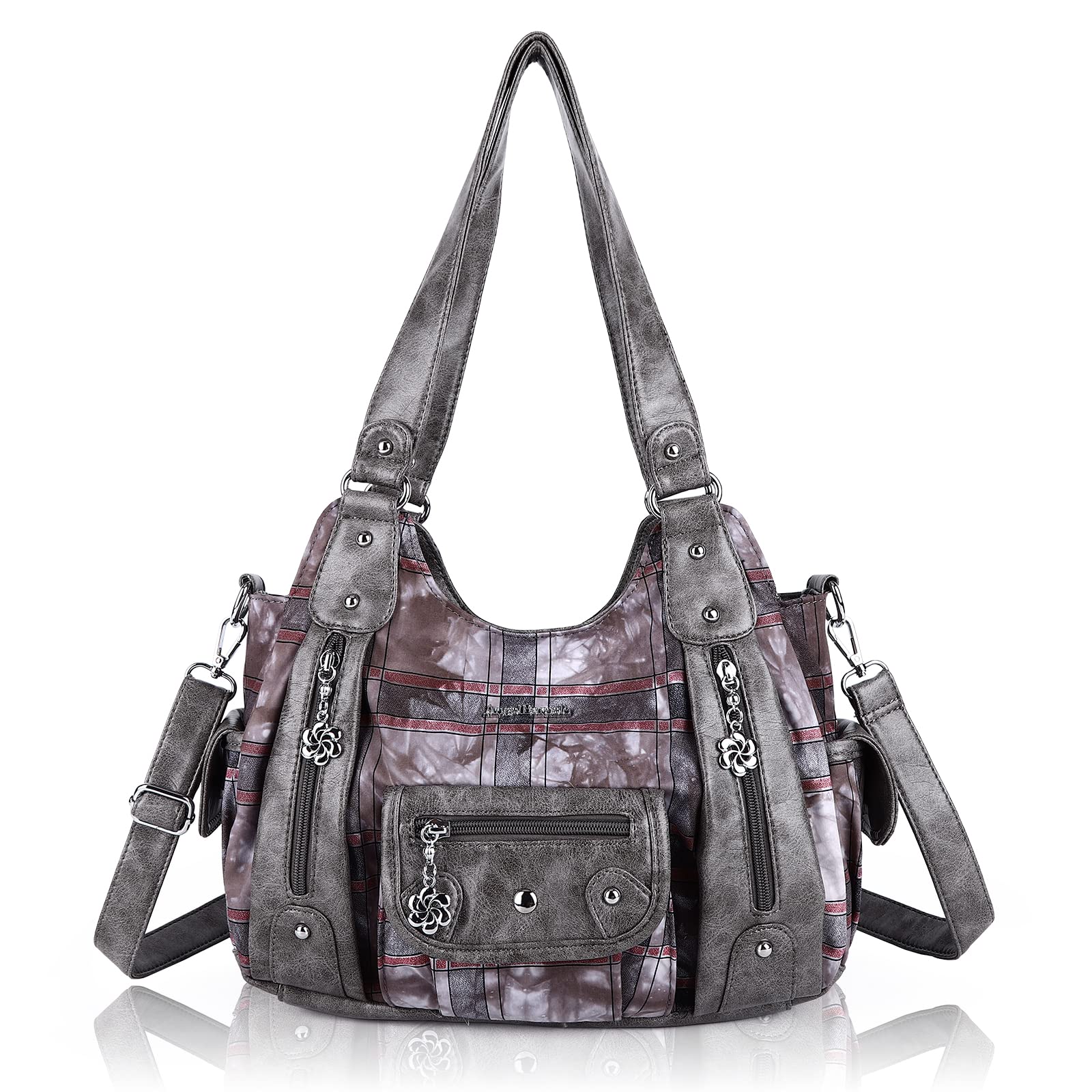 Angel Barcelo Women's PU Leather Shoulder Bag - Stylish Hobo Purse for Ladies & Girls | Perfect for Work, Shopping & Daily Use