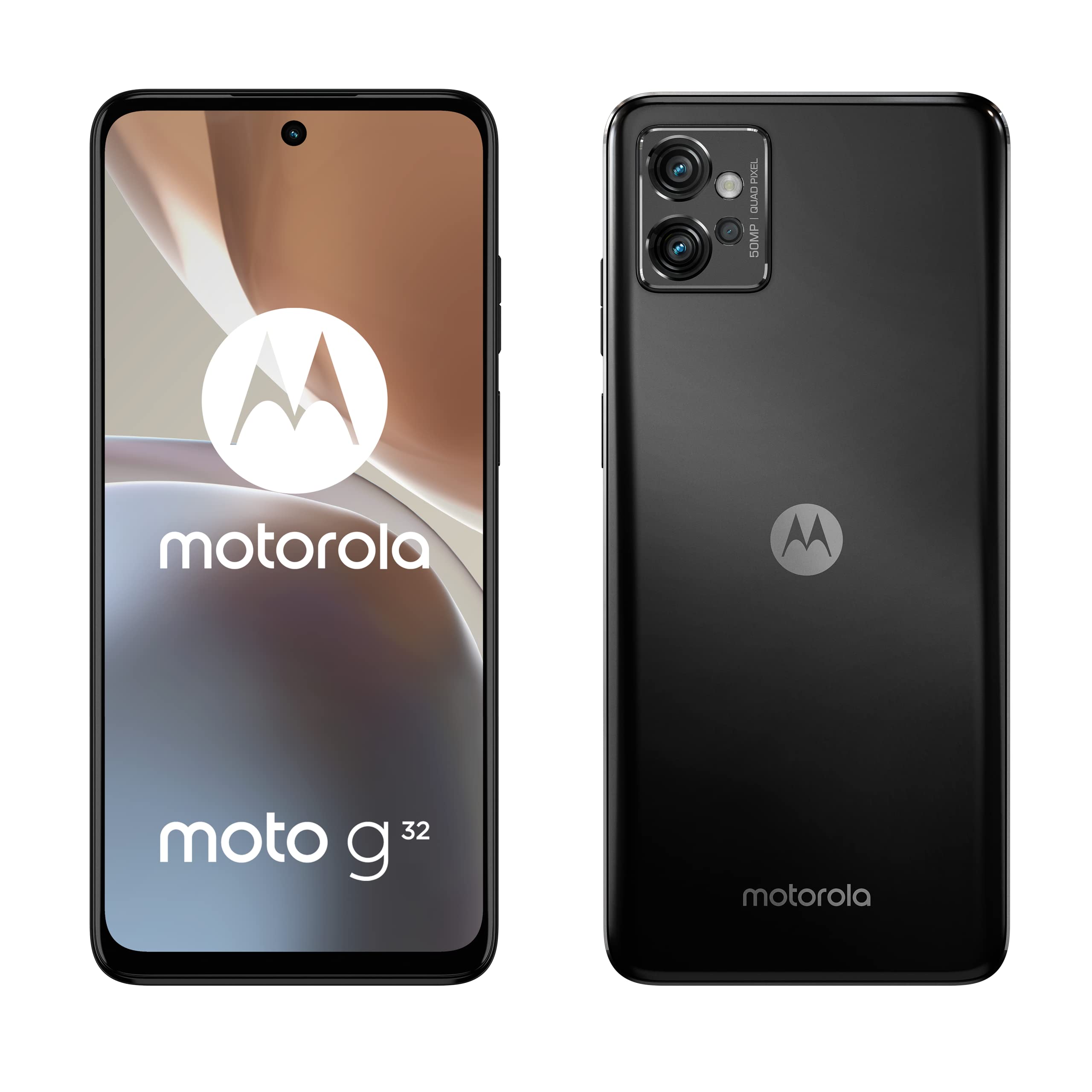 Unlocked Moto G32 Smartphone (Gray) - GSM Compatible for Travel & International Use - Perfect for Business & Personal Communication