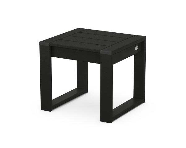 Polywood EDGE End Table - Durable Outdoor & Indoor Side Table - Perfect for Patio, Deck, Poolside, and Living Room Use