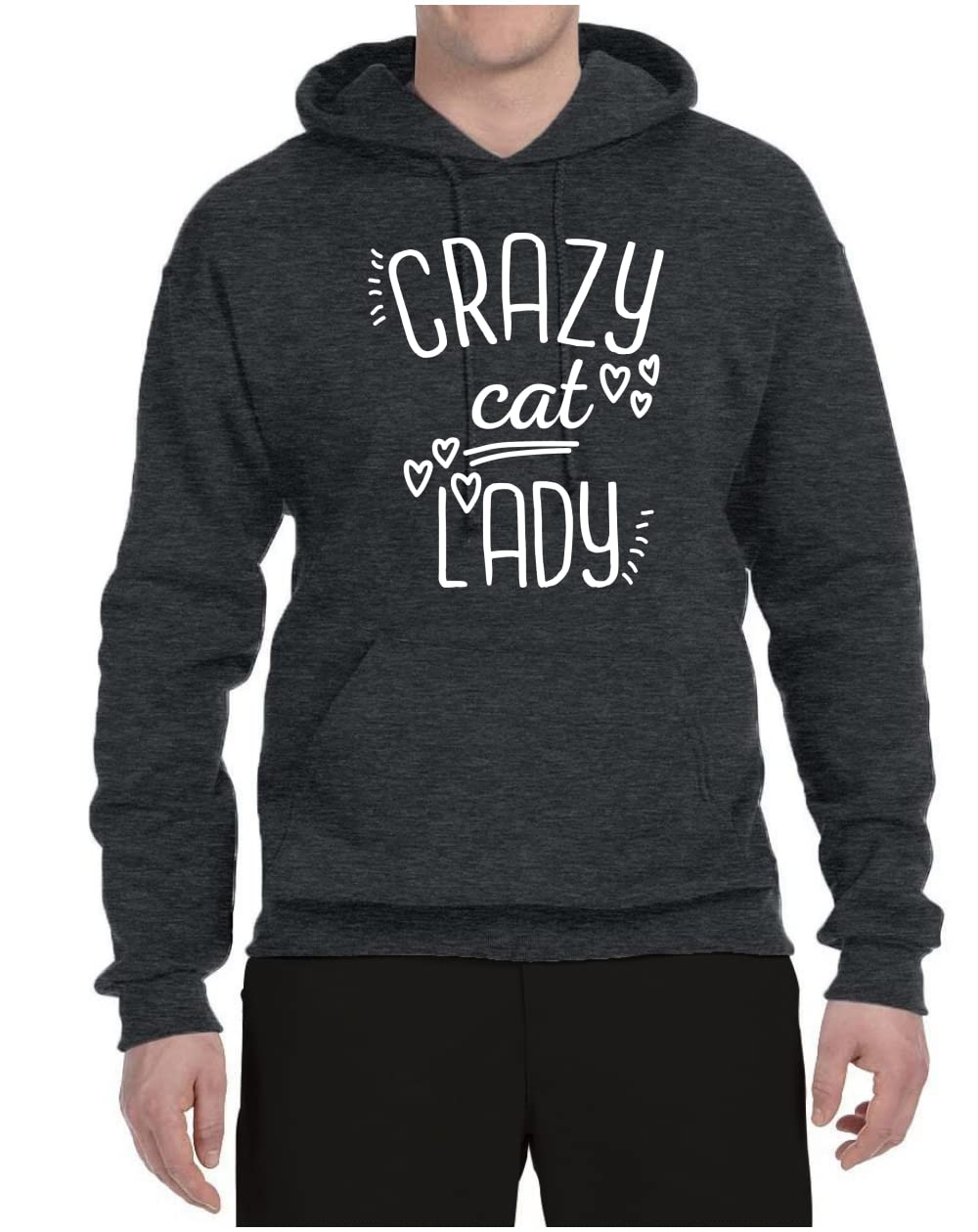 Wild Bobby Crazy Cat Lady Pop Culture Graphic Hoodie - Unisex Sweatshirt for Cat Lovers | Perfect for Casual Wear, Gifts & Fan Merchandise