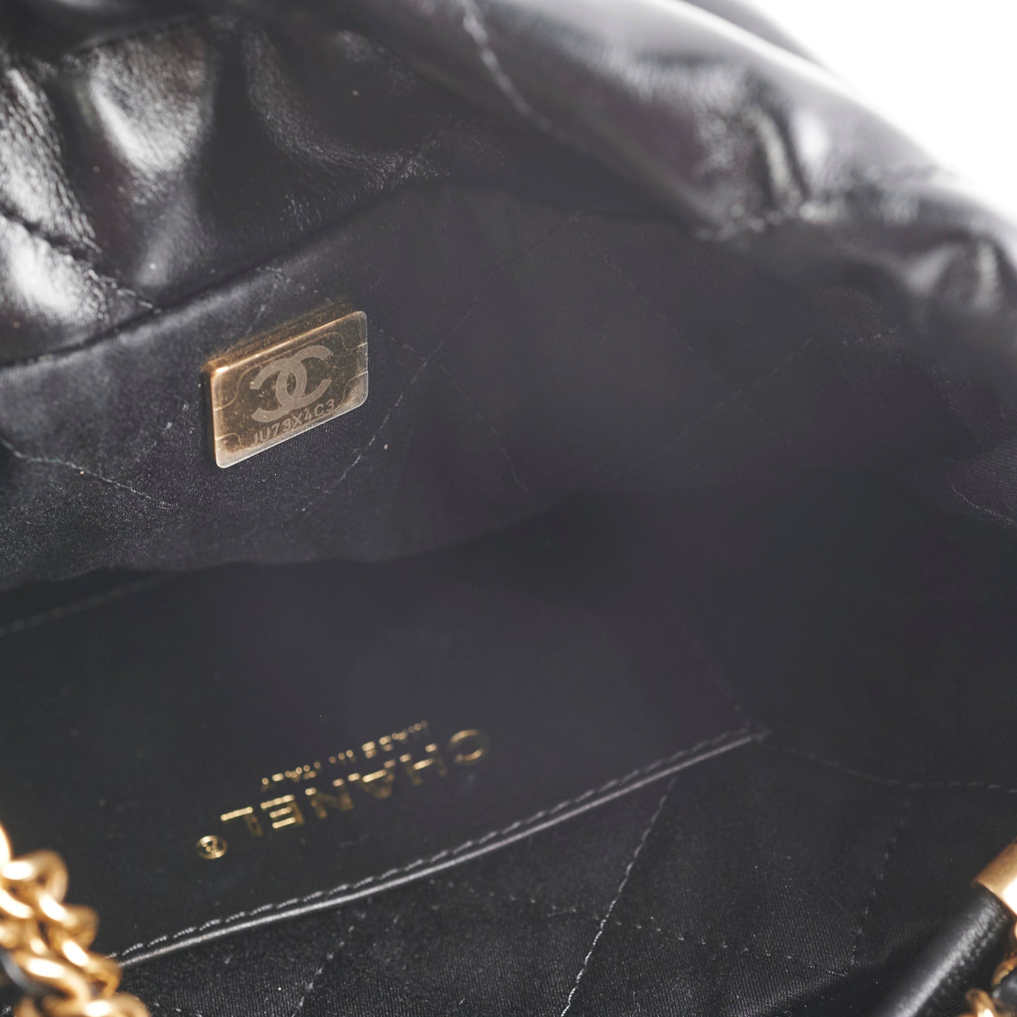 Chanel Mini 22 Handbag Black Leather Crossbody Bag for Women - Perfect for Date Night, Parties & Everyday Luxury