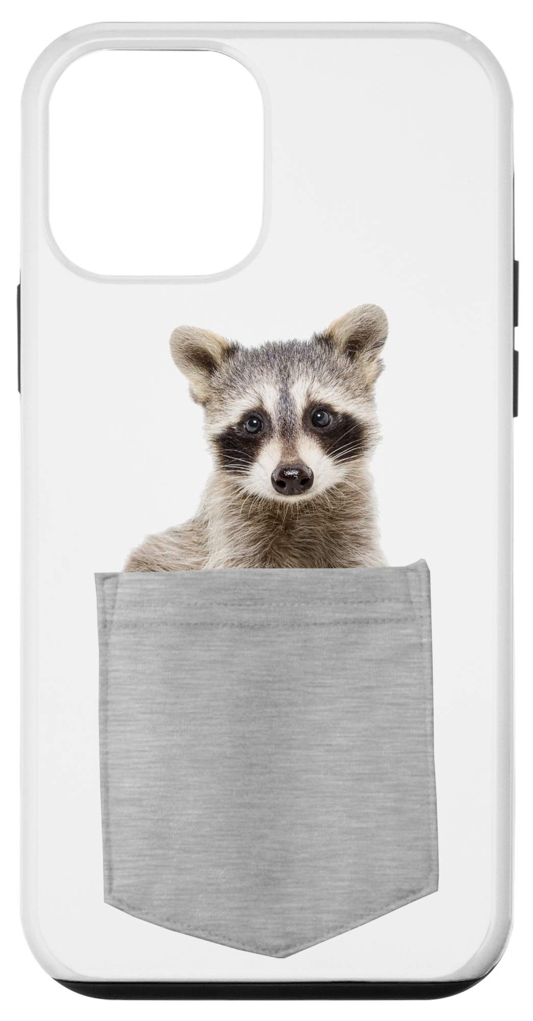 iPhone 12 Mini Raccoon Animal Phone Case - Cute Protective Cover for iPhone 12 Mini - Perfect for Nature Lovers & Wildlife Enthusiasts