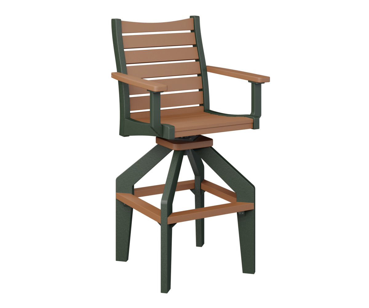 Berlin Gardens Bristol Swivel XT Chair - Heavy Duty Outdoor Patio Dining Chair with 360° Rotation, Weather-Resistant & Comfortable - Perfect for Backyard, Deck, Garden, and Poolside Relaxation