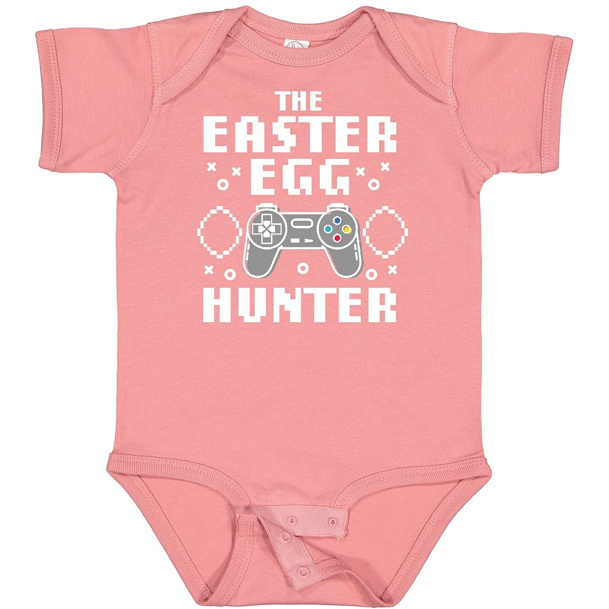 Inktastic Happy Easter The Easter Egg Hunter Gamer Baby Bodysuit - Cute Easter Outfit for Babies & Toddlers - Perfect for Easter Egg Hunts, Family Photos & Holiday Celebrations