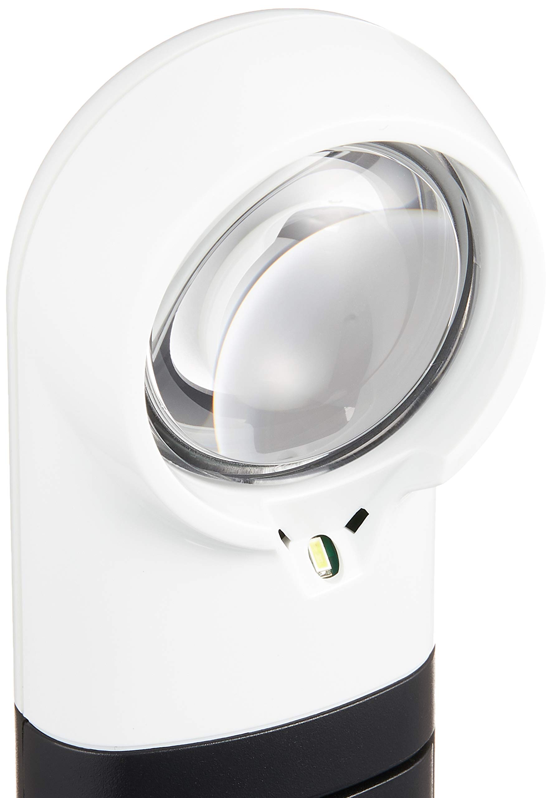 Eschenbach 1511-12M mobilux LED Magnifying Glass with Stand - 1.4 Inch (35mm) 12.5X Magnification, Wide Light Loupe for Jewelry, Watch Repair, Reading & Hobby Work