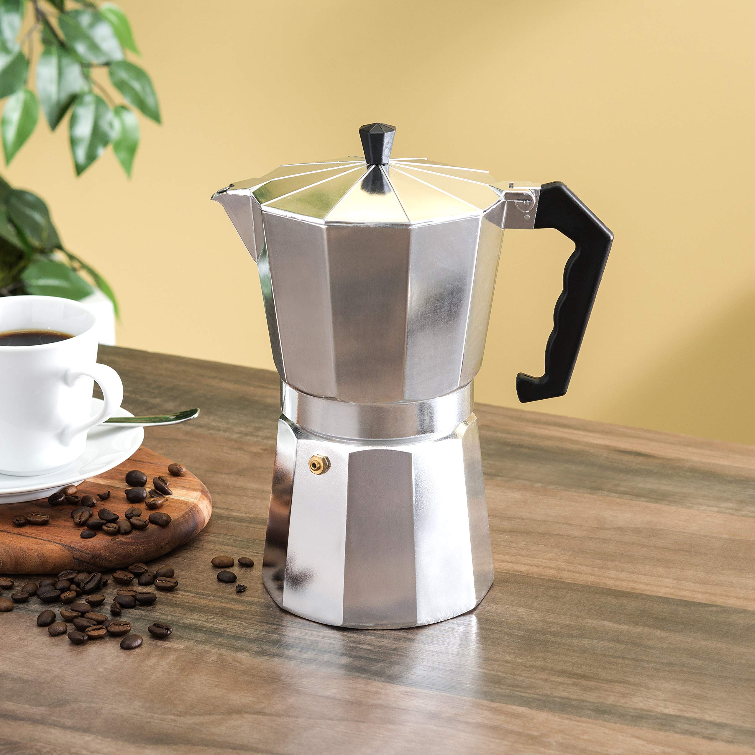 Premium 12-Cup Espresso Coffee Maker for Home - Fast Brewing & Rich Flavor - Perfect for Morning Coffee, Entertaining Guests & Office Use