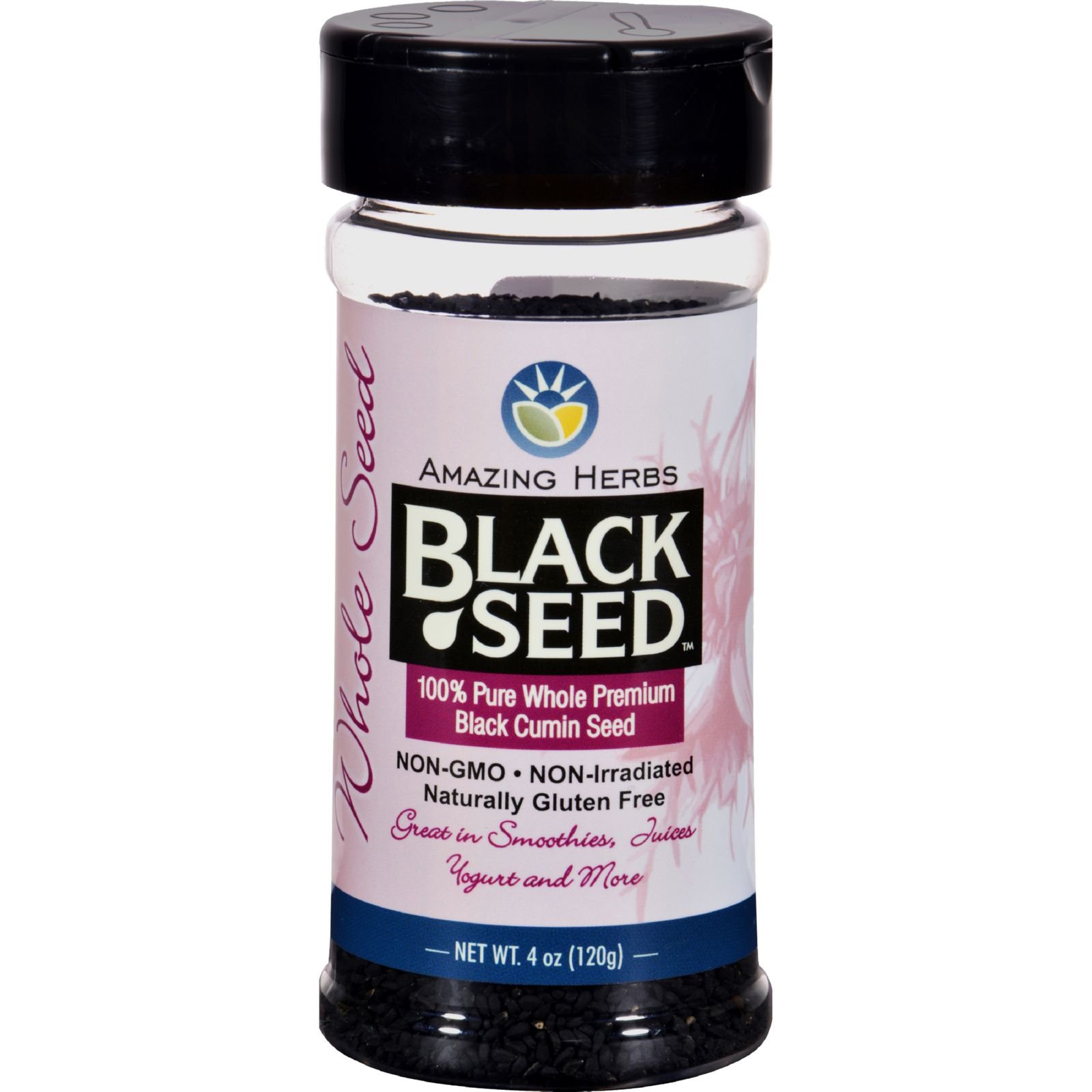 Organic Black Cumin Seeds Whole 4oz | Gluten Free, Non-GMO | Premium Nigella Sativa for Cooking, Baking & Herbal Tea | USDA Certified