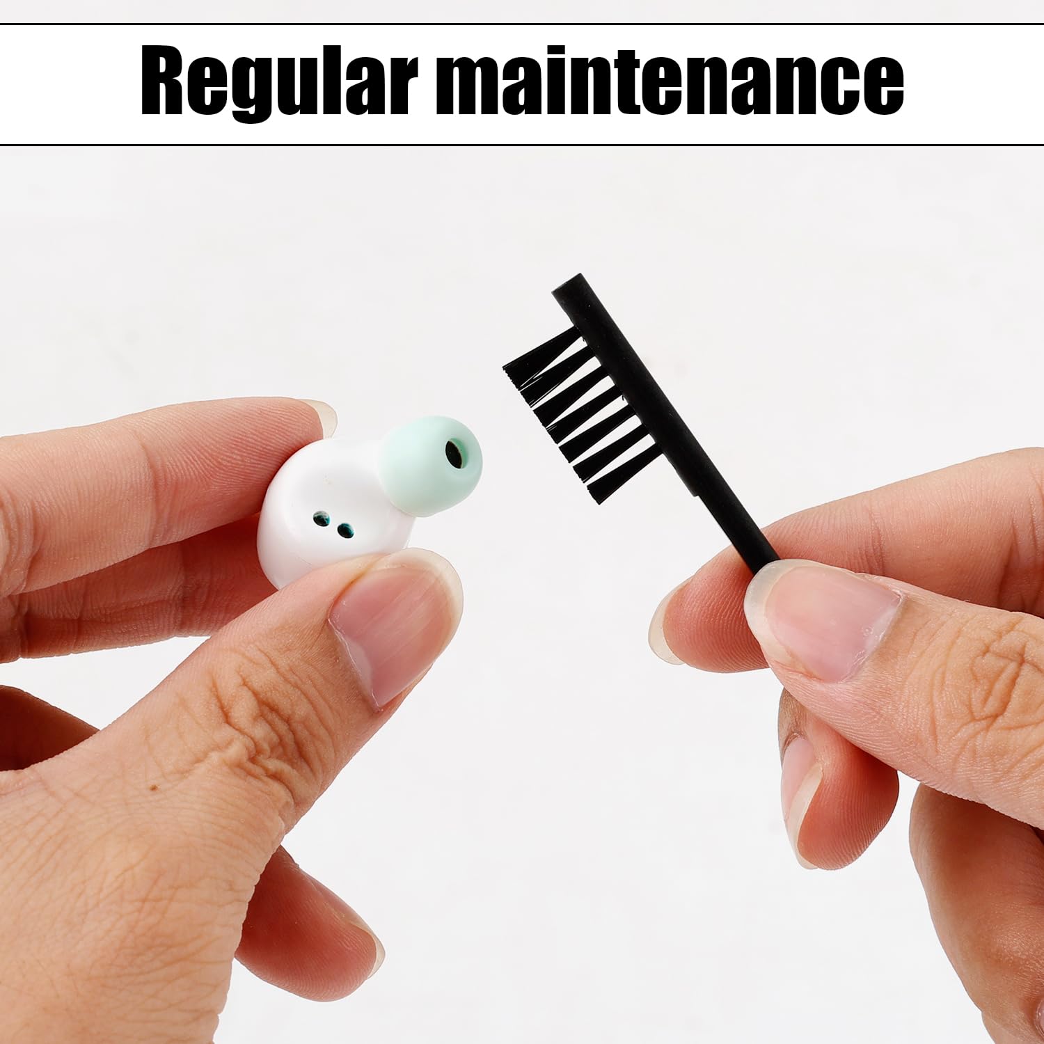 **12-Piece Hearing Aid Cleaning Kit - Includes Brush, Magnifier, Ventilation Rod, Screwdriver & Case - Essential Accessories for Hearing Aids, Headsets, Earbuds & Earphones - Perfect for Daily Maintenance & Travel**