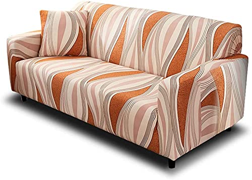 Stretch Printed Sofa Cover - Patterned Slipcover for Armchair & Couch Protector | Waterproof, Anti-Slip Furniture Protector | Perfect for Living Room, Bedroom, Office Decor (Size SX, Armchair)