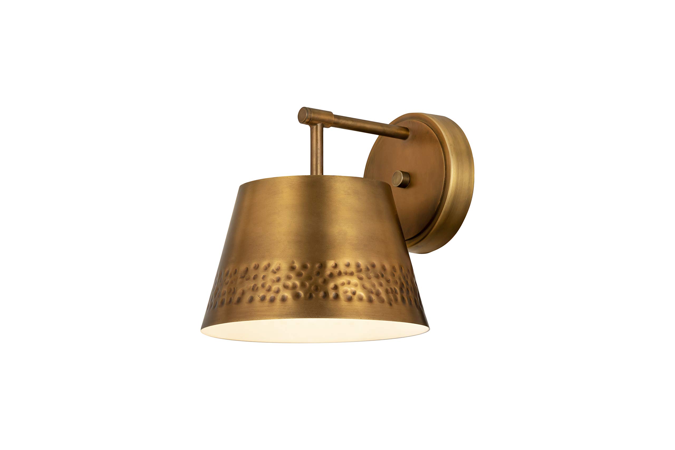 Z-Lite 6013-1S-RB Single Light Wall Sconce Fixture - Rustic Bronze Finish for Bedroom, Hallway & Living Room Lighting Decor