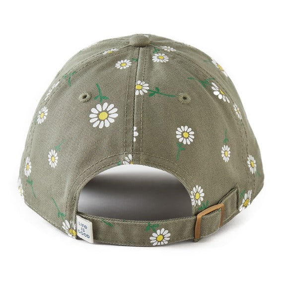 Unisex Adult Peace Daisy Pattern Chill Cap - Stylish & Comfortable Summer Hat for Outdoor Activities, Beach, and Casual Wear