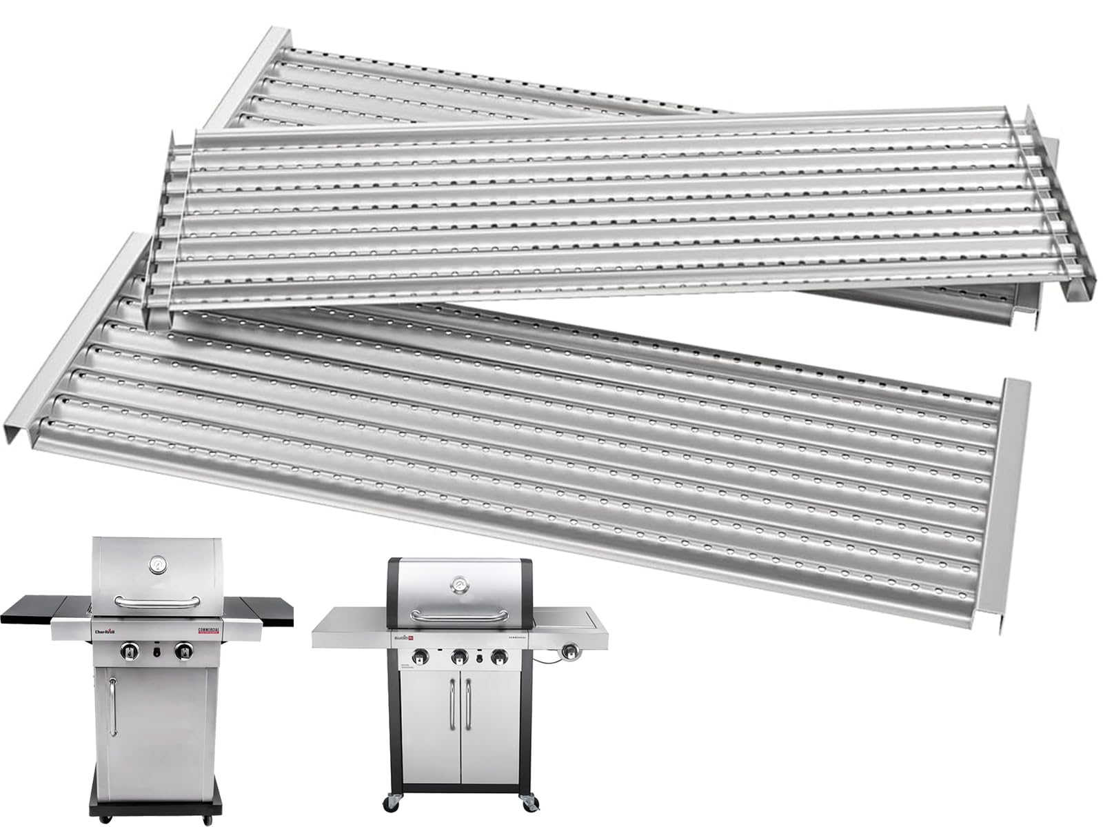Char-Broil TRU-Infrared Grill Emitter Plates Replacement - Compatible with 2015+ Commercial/Signature/Professional Series (2/3/4/5/6 Burner Models) - Perfect for Backyard BBQs, Tailgating & Outdoor Cooking - Fits Part #3297527R04