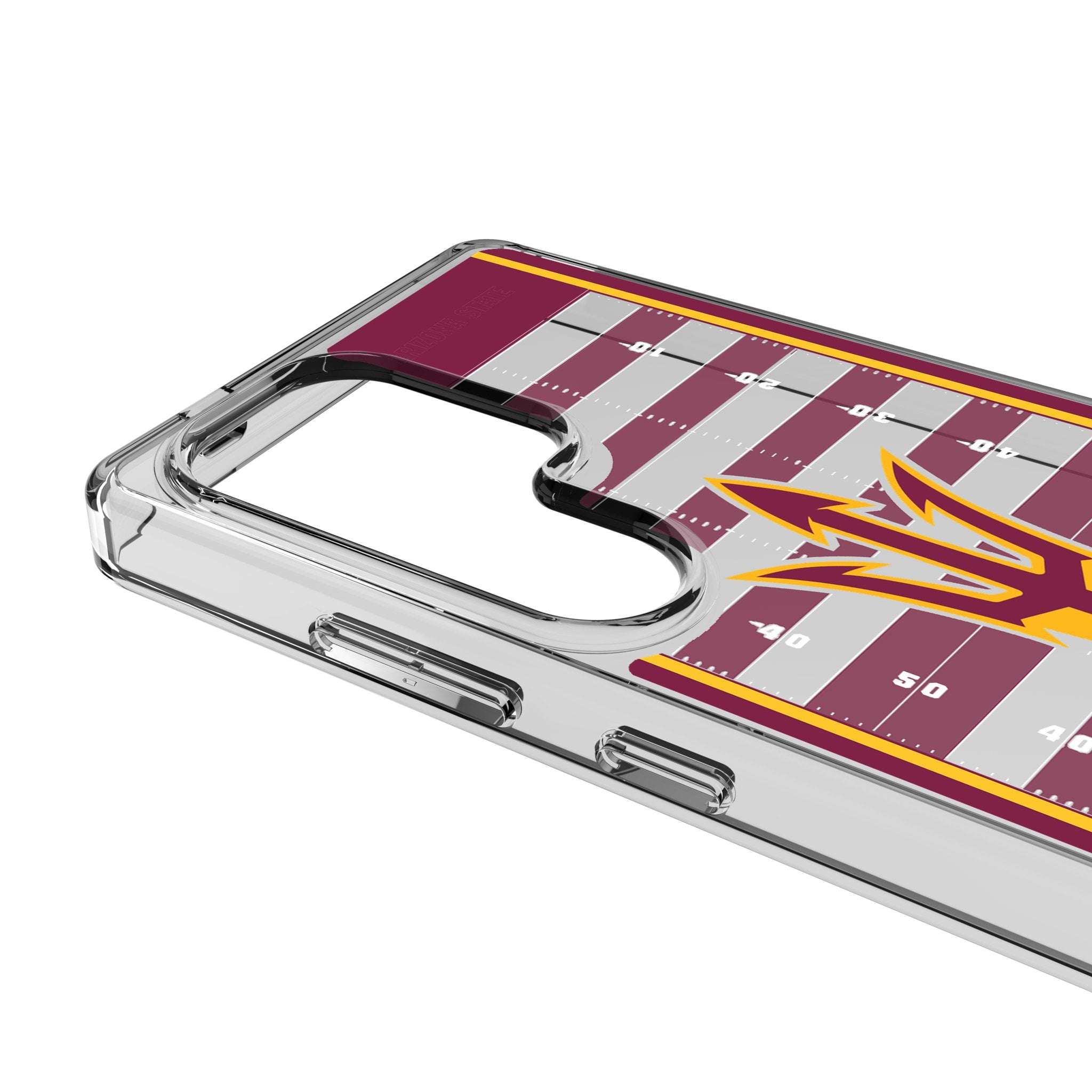 Arizona State University Sun Devils Field Clear Phone Case for Samsung Galaxy - Durable Protective Cover for iPhone & Android - Perfect for School, Games & Everyday Use
