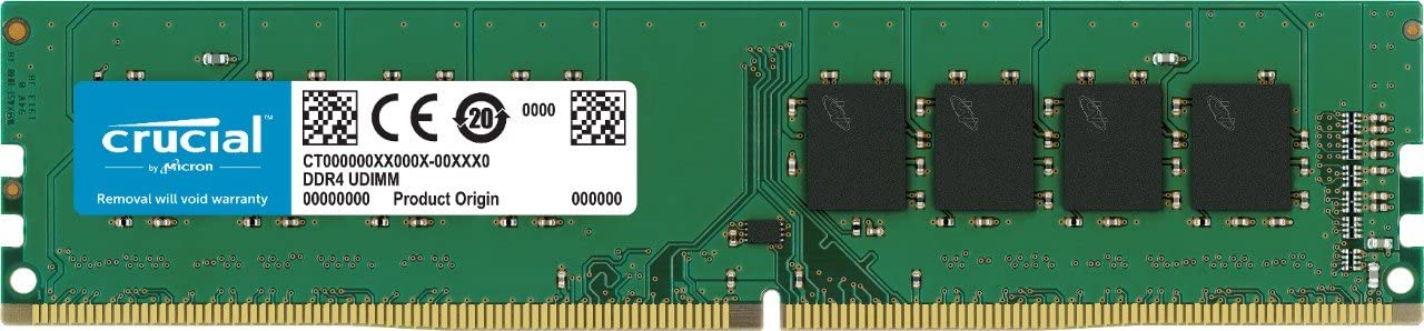 8GB DDR4 3200MHz PC4-25600 Desktop Memory RAM - Upgrade for Gaming PCs, Workstations & Home Office Computers - Compatible with Most DDR4 Motherboards