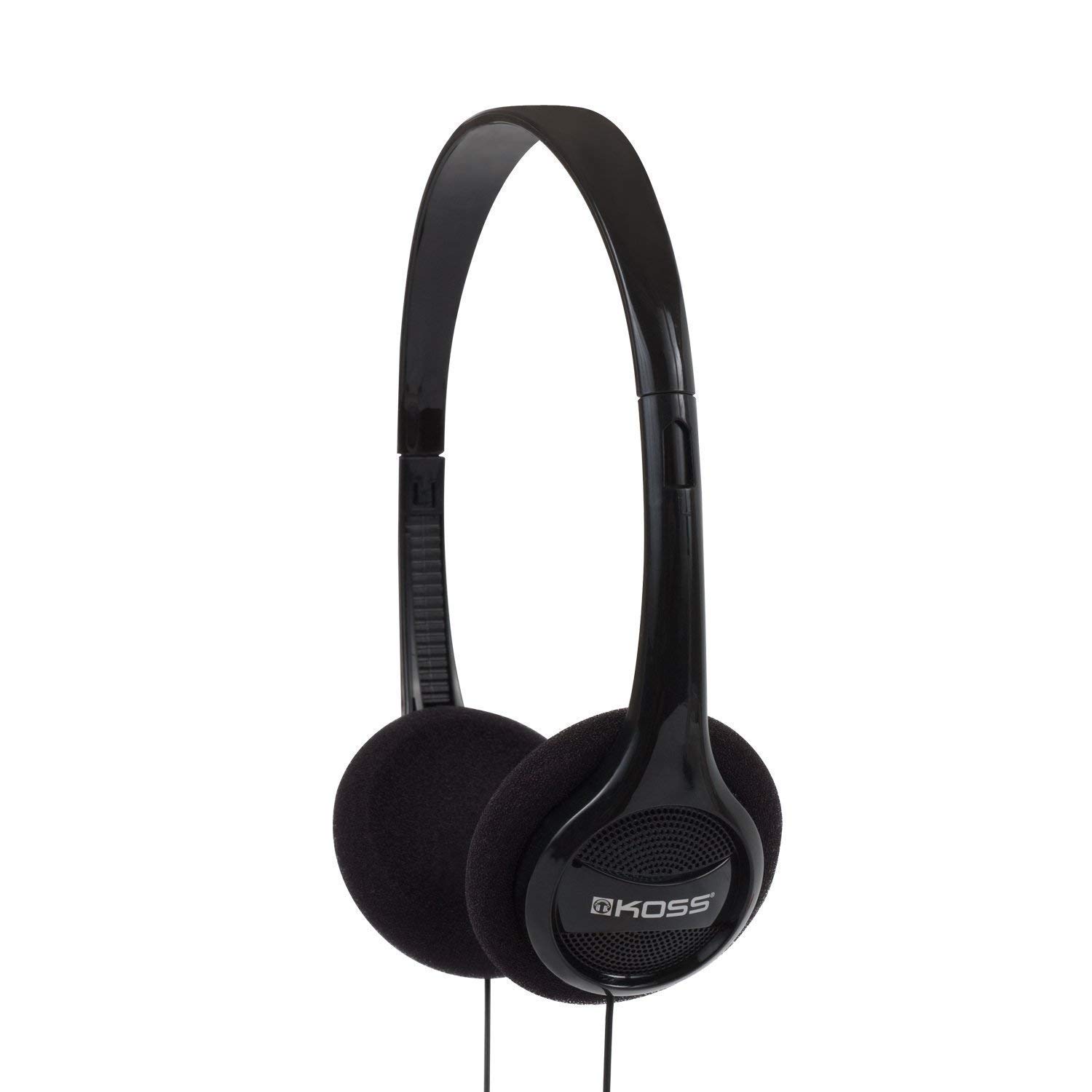 Koss KPH7 Lightweight Portable On-Ear Headphones - 20-Pack Bulk Bundle (Black) | Ideal for Schools, Offices, Gyms & Travel Use