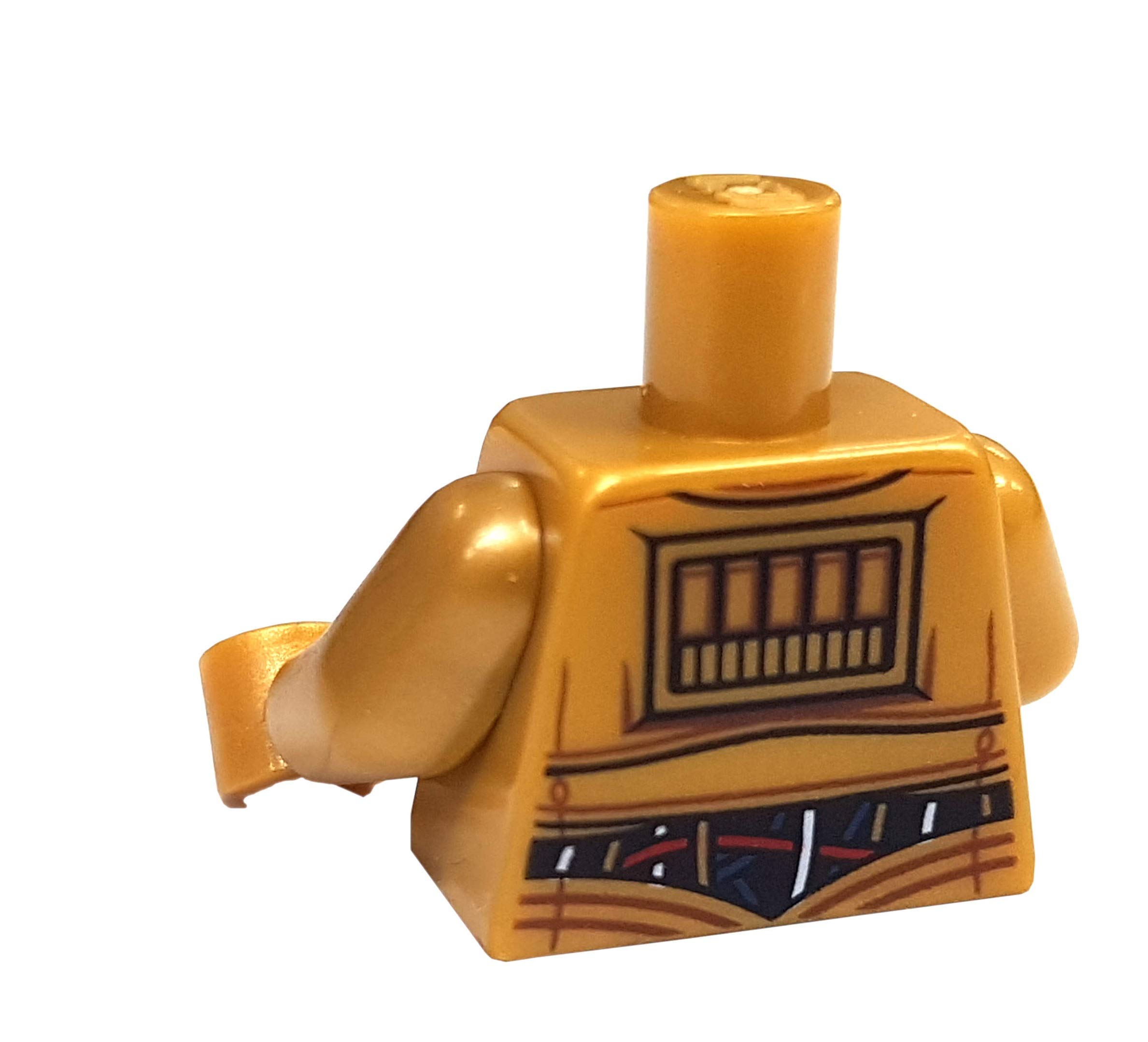 Original Lego Star Wars C-3PO Minifigure from Set 75136 (sw700) - Perfect for Collectors, Displays & Star Wars Themed Play