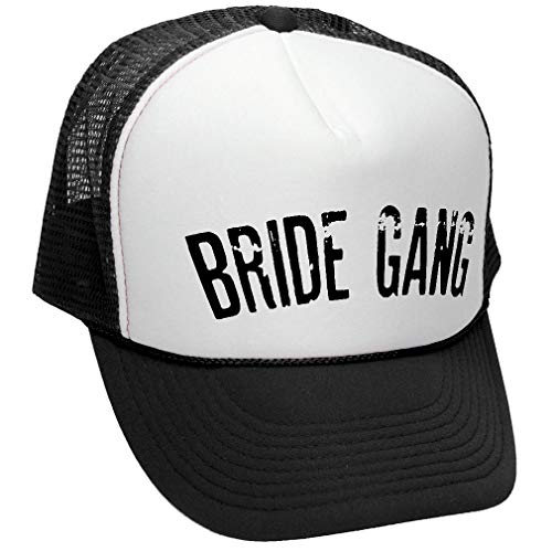 Goozler Bride Gang Trucker Hat - Vintage Retro Style Adjustable Snapback Cap for Women & Men | Perfect for Outdoor Activities, Concerts, and Casual Wear