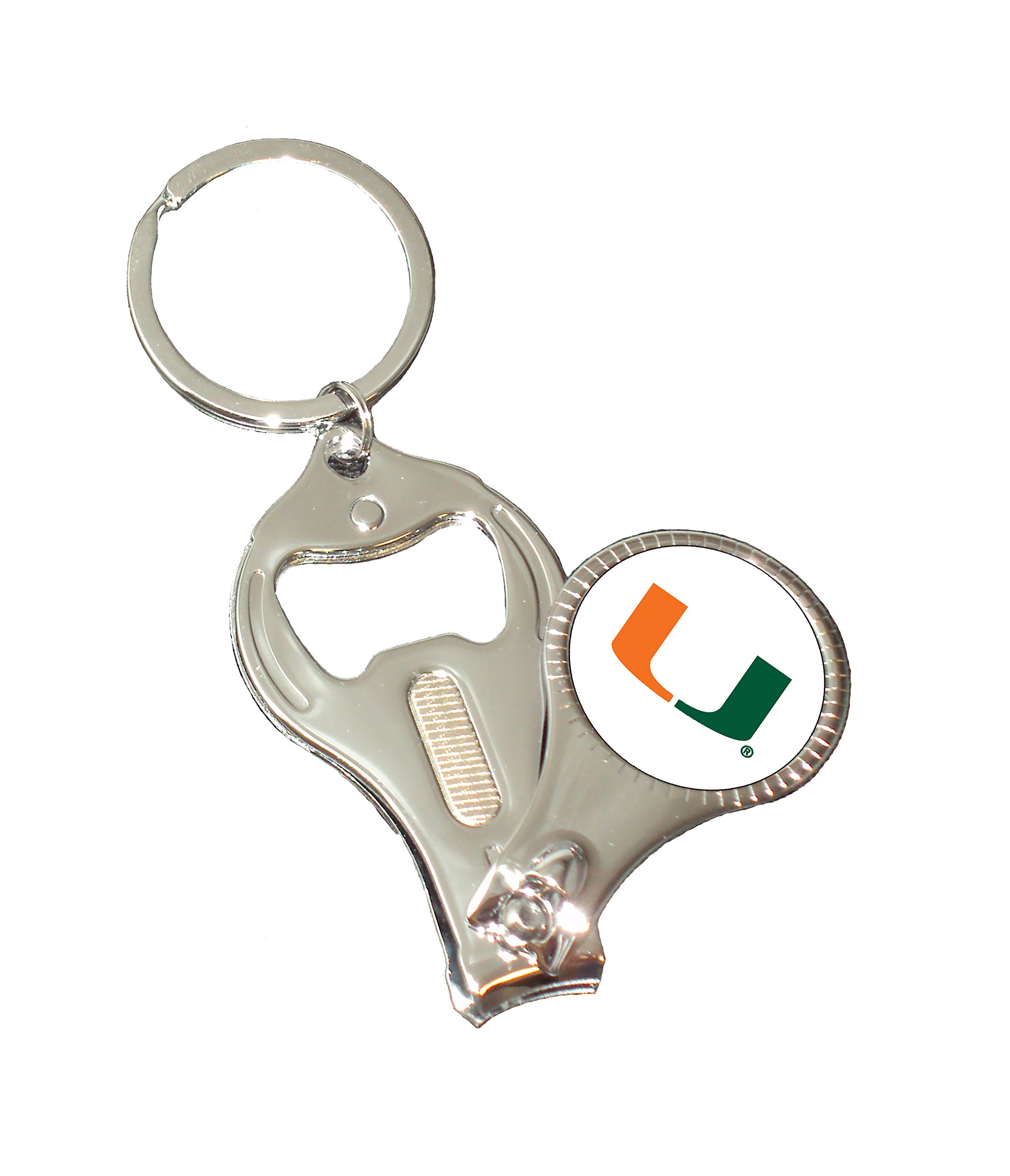 NCAA 3-in-1 Nail Clipper Keychain with File & Hook - Compact Multi-Tool for Travel, Gym, and Everyday Carry (EDC)