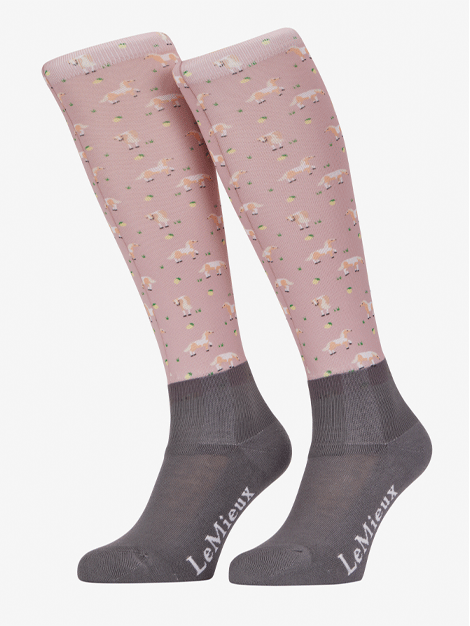 Le Mieux Footsie Riding Socks - Comfortable Equestrian Socks for Horseback Riding & Show Jumping | Perfect for Riders & Equestrian Sports