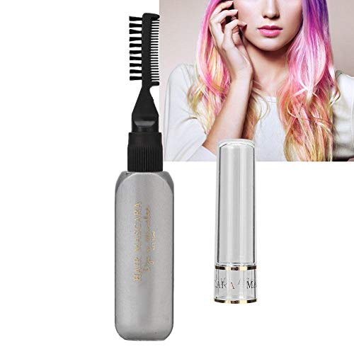 Temporary Hair Dye Pen - 2 Pack Gray Hair Chalk for Quick & Easy Color Change | Washable Hair Coloring for Halloween, Christmas, Cosplay & Parties | Perfect for Costumes, Festivals & Special Events