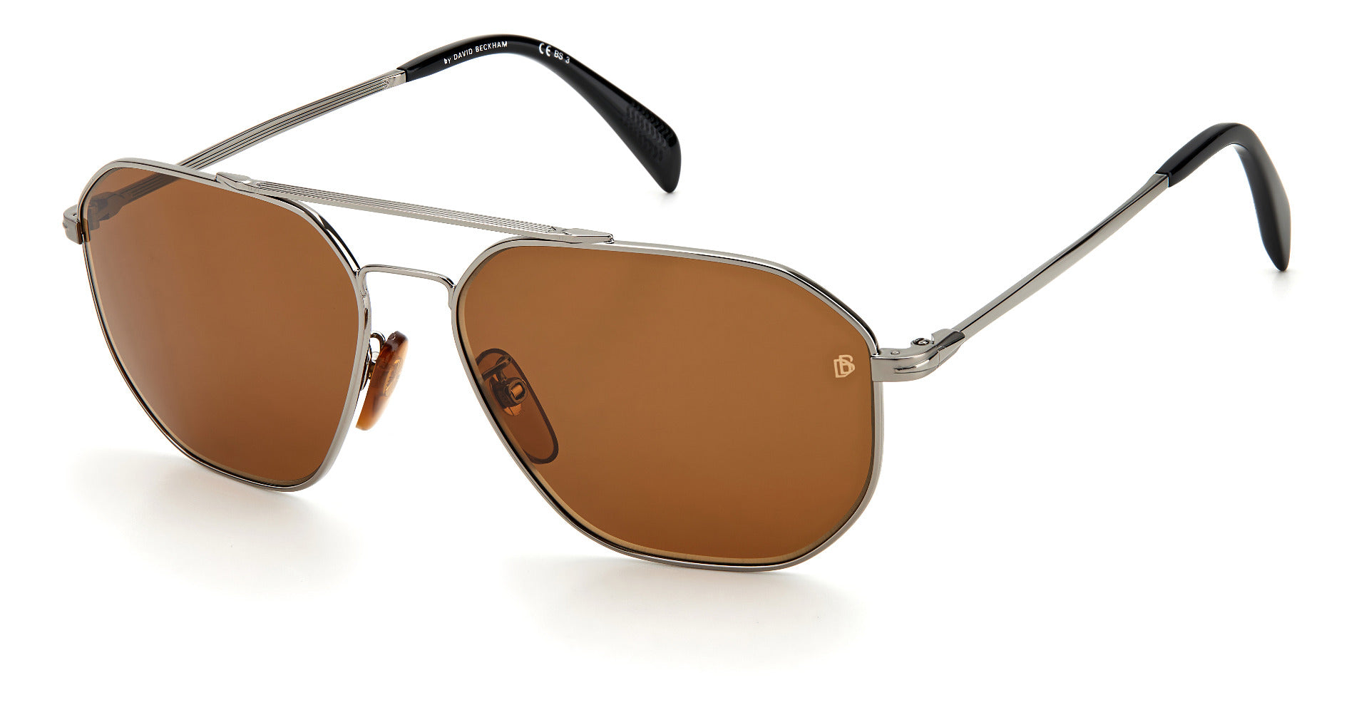 David Beckham DB1041/S Men's Sunglasses - Polarized UV Protection Aviator Style for Outdoor Sports & Driving