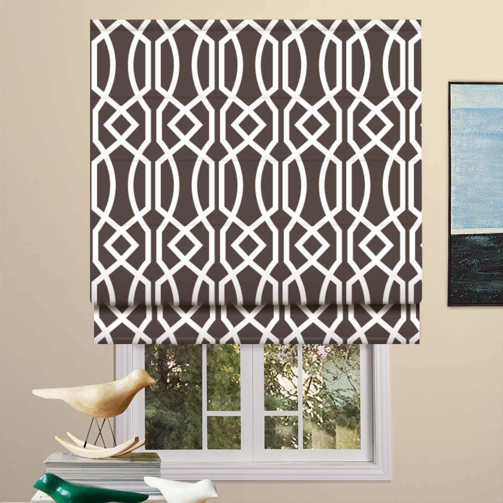 Artdix Custom Blackout Roman Shades - 21.5