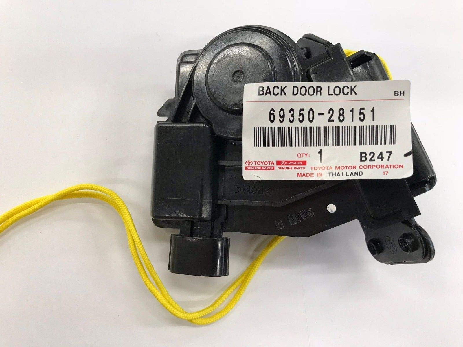 Toyota Back Door Lock Assembly - Replacement Car Door Lock for Toyota Vehicles | Perfect for Repair & Maintenance