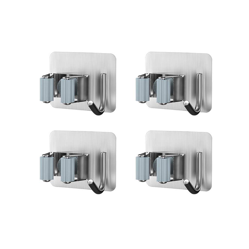 Stainless Steel Self-Adhesive Wall Hooks - 304 Grade Shower Hooks for Bathrobes, Loofahs & Home Organization - Rustproof Bathroom Hooks for Towels, Robes & Shower Accessories (White)