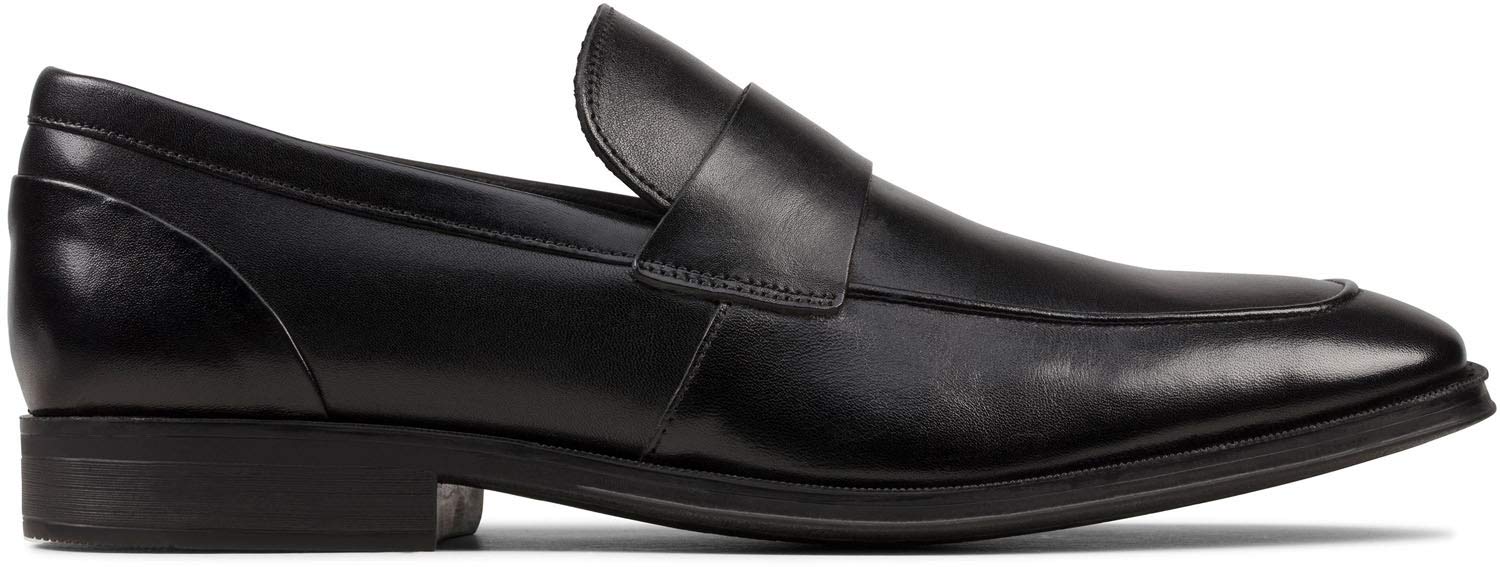 Clarks Men's Gilman Free Loafer Shoes - Comfortable Slip-On Casual Dress Shoes for Business & Travel - Premium Leather Loafers for Men