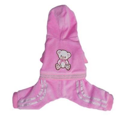 Adorable Pink Teddy Dog Jumper - Soft & Cozy Winter Sweater for Small Dogs - Perfect for Cold Weather & Holiday Photos