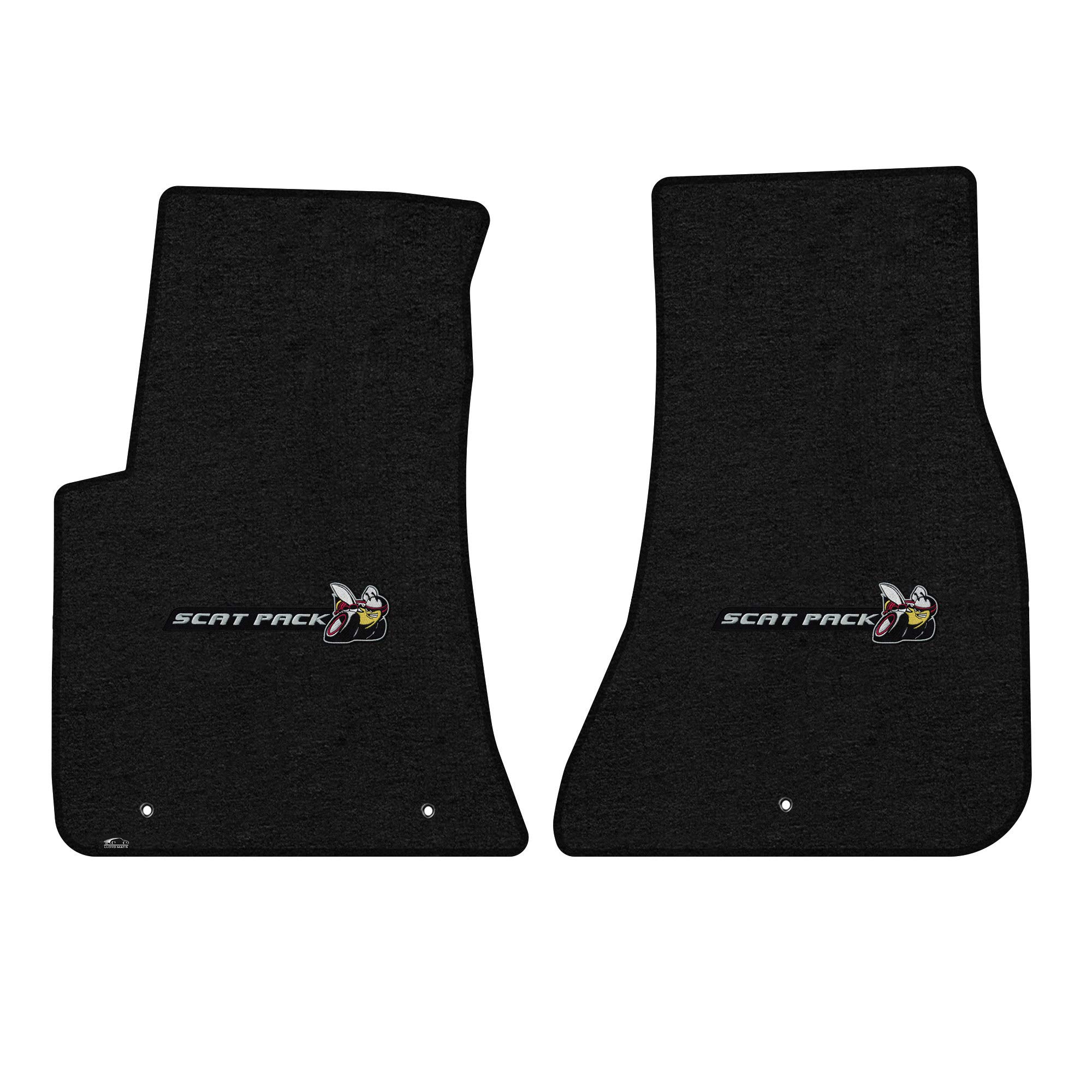 Premium Custom-Fit Carpeted Floor Mats for Dodge Challenger RWD 2015-2024 | Luxury Car Floor Liners | Front Set (2PC) | Charcoal Color | Perfect for Daily Commuting & Road Trips