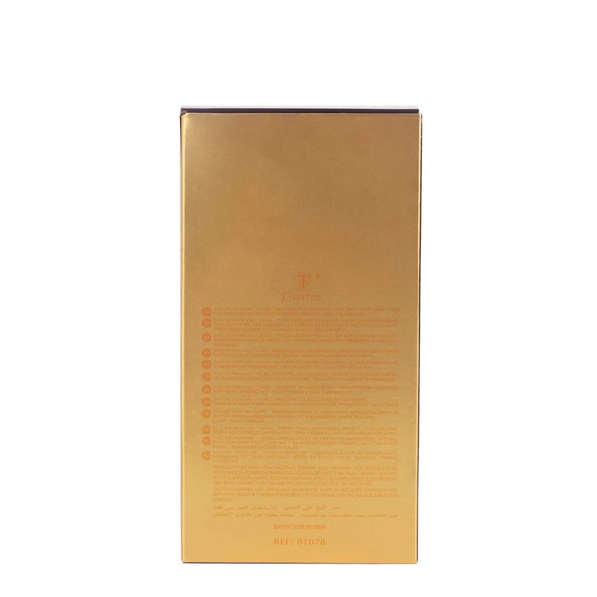 Victorious V Gold by Tiverton - Men's Cologne Eau de Parfum Spray 3.4 oz / 100ml - Long Lasting Fragrance for Date Night, Office & Special Occasions