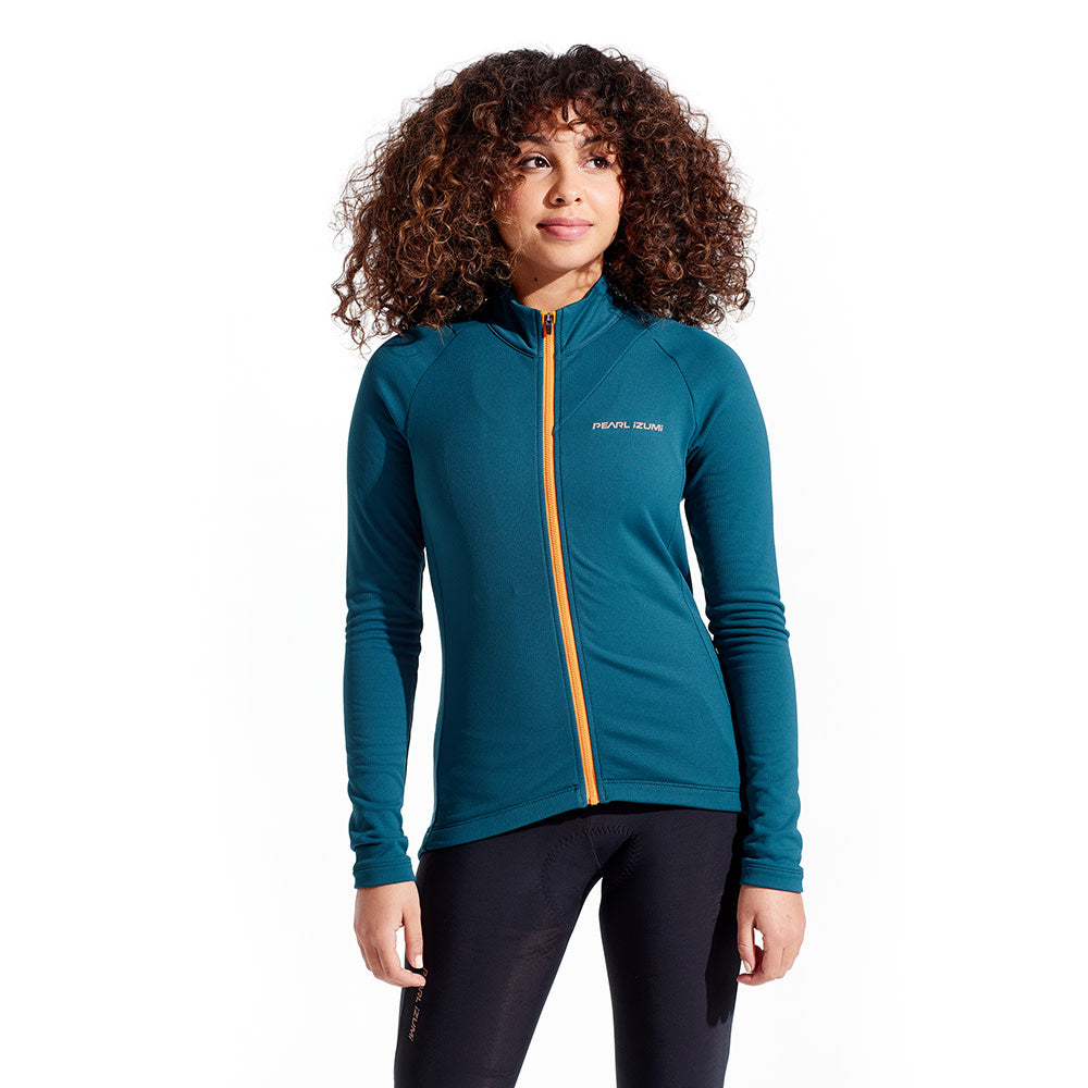 Women's Thermal Jersey - Winter Running & Outdoor Sports Top - Warm Fleece Lined Workout Shirt for Cold Weather Training & Hiking