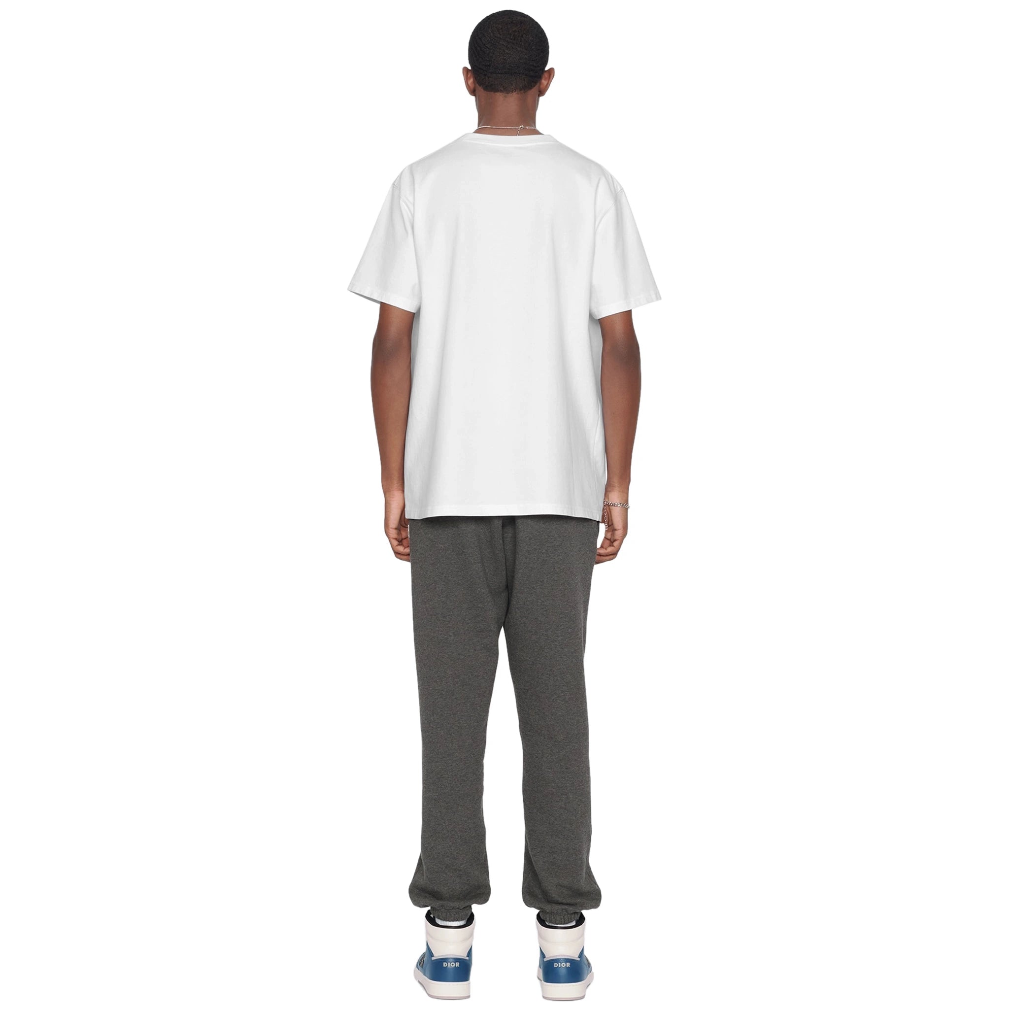 Dior Couture Relaxed Fit Cotton White T-Shirt for Men | Luxury Casual Wear for Everyday & Special Occasions